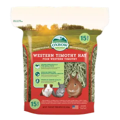 Oxbow Timothy hay pack; a product example